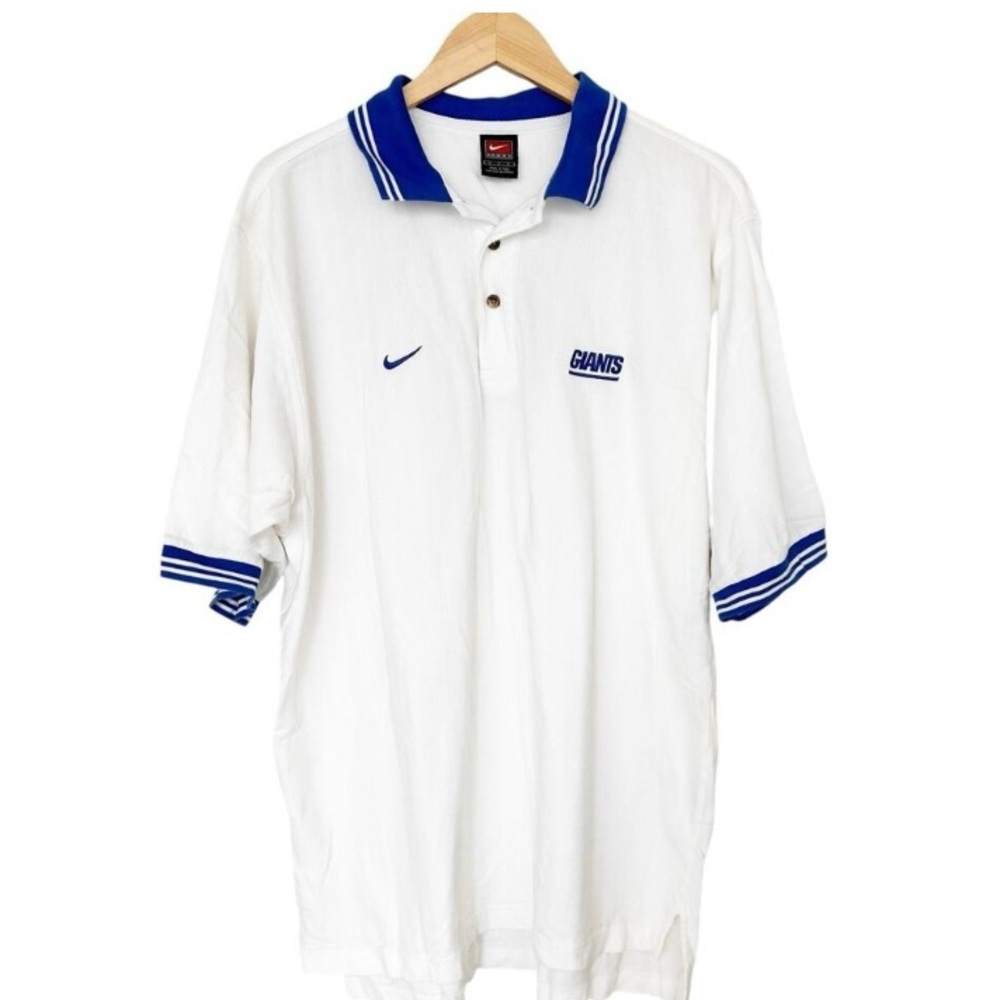 Nike NFL New York Giants Football Short Sleeve Polo Sz L